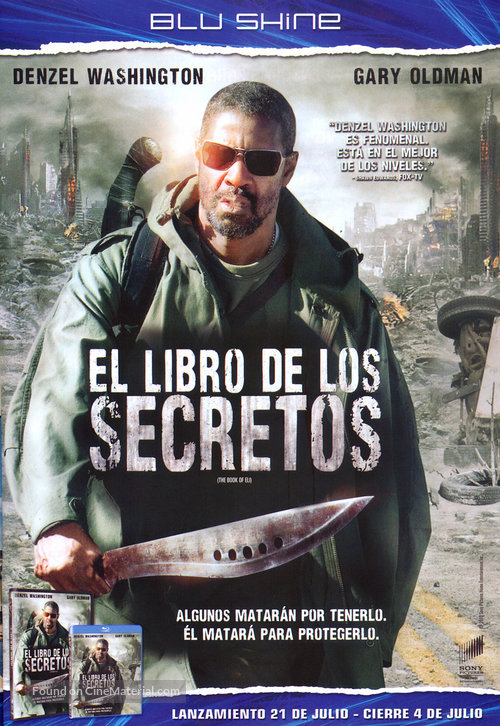 The Book of Eli - Argentinian Movie Cover