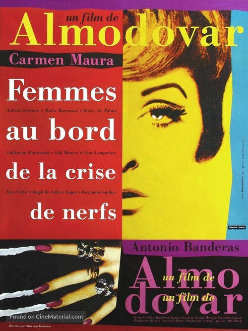 Mujeres Al Borde De Un Ataque De Nervios - French Movie Poster