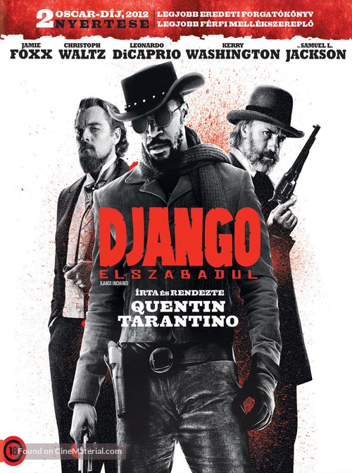 Django Unchained - Hungarian DVD movie cover