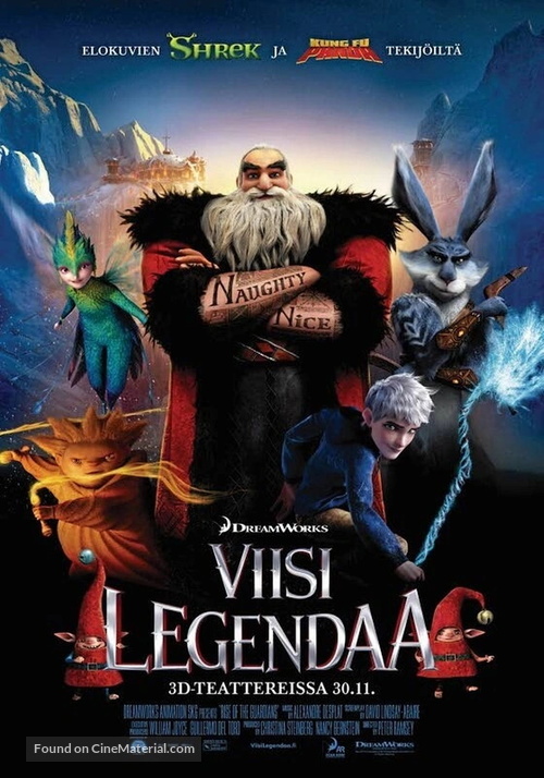 Rise of the Guardians - Finnish Movie Poster