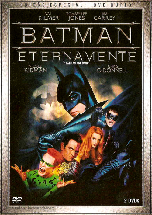 Batman Forever - Brazilian DVD movie cover