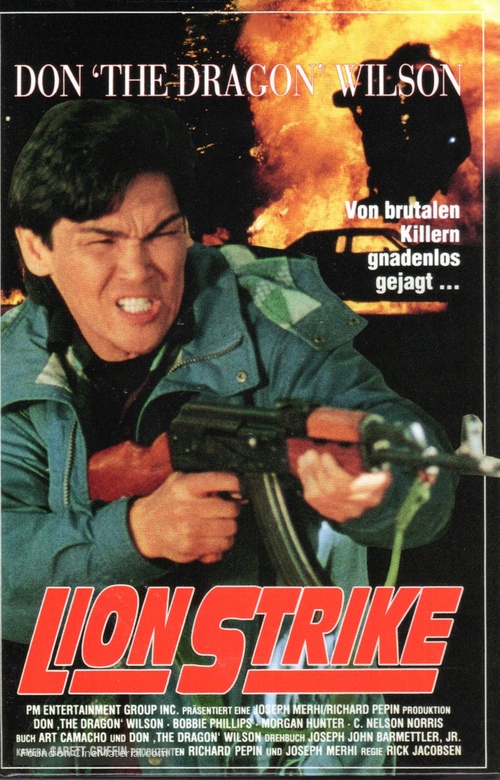 Lion Strike - German DVD movie cover