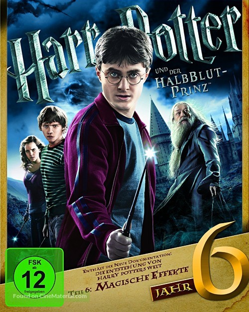 Harry Potter and the Half-Blood Prince - German Blu-Ray movie cover