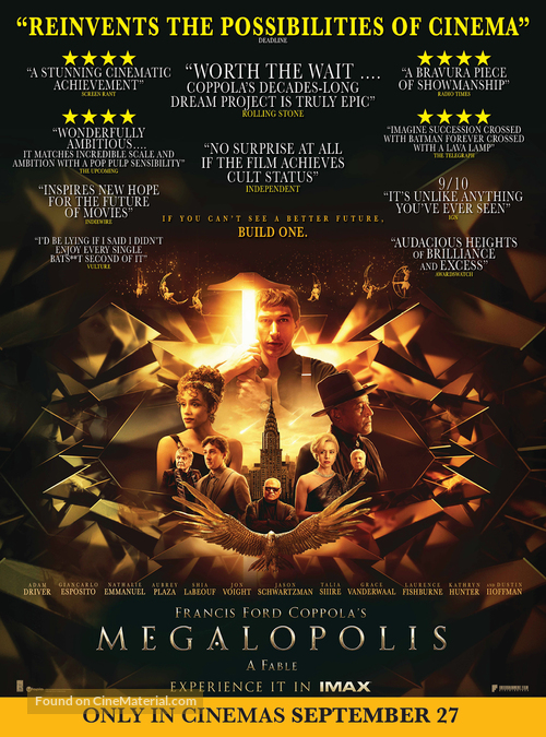 Megalopolis - British Movie Poster