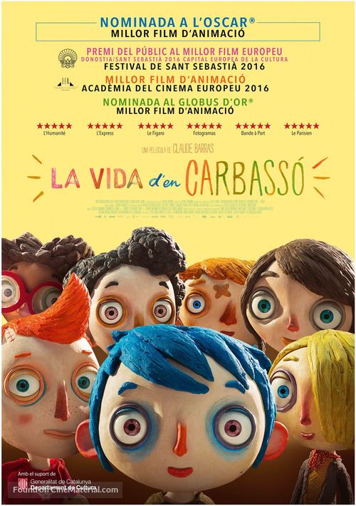 Ma vie de courgette - Andorran Movie Poster