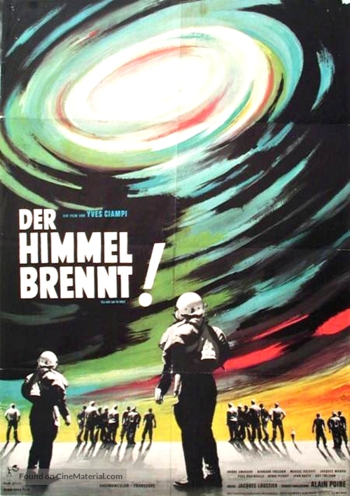 Le ciel sur la t&ecirc;te - German Movie Poster