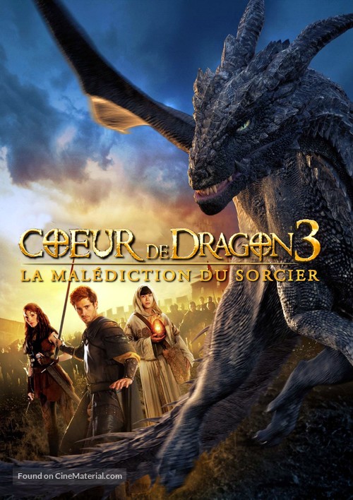 Dragonheart 3: The Sorcerer&#039;s Curse - French DVD movie cover