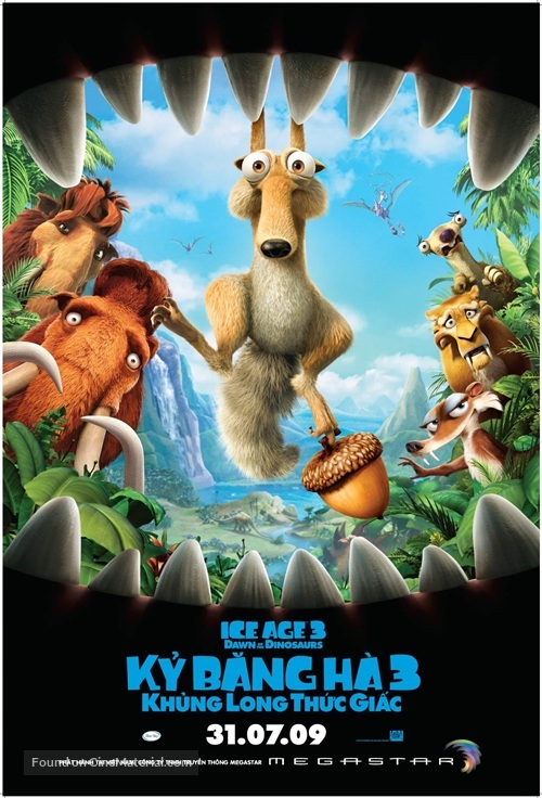 Ice Age: Dawn of the Dinosaurs - Vietnamese Movie Poster