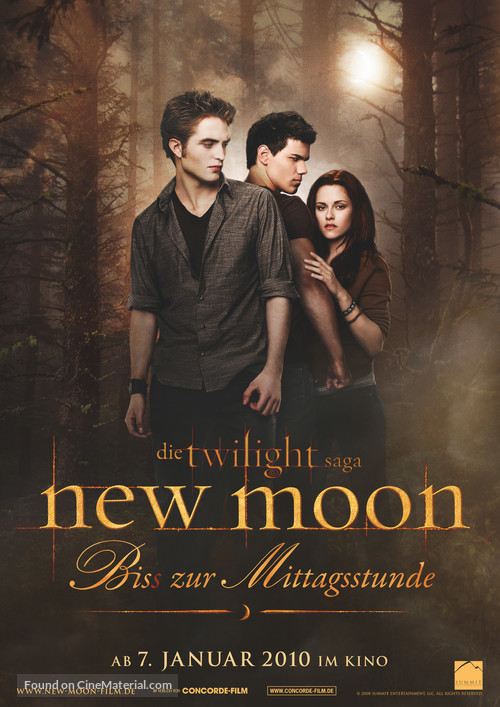 The Twilight Saga: New Moon - German Movie Poster