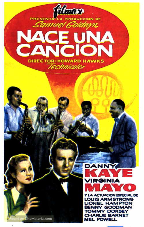 A Song Is Born - Spanish Movie Poster