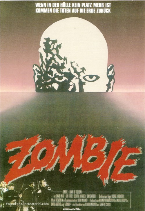 Dawn of the Dead - German Movie Poster