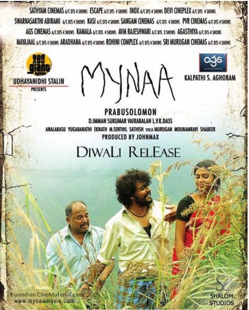 Mynaa - Indian Movie Poster