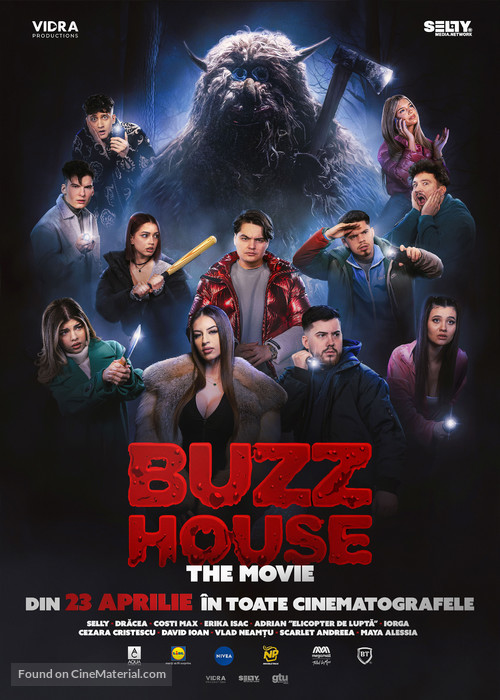 Buzz House: The Movie - Romanian Movie Poster