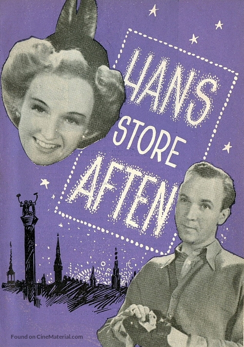 Hans store aften - Danish Movie Poster