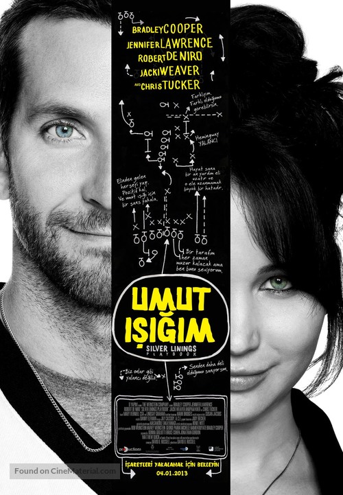 Silver Linings Playbook - Turkish Movie Poster