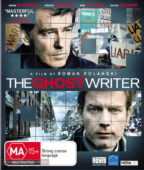 The Ghost Writer - Australian Blu-Ray movie cover