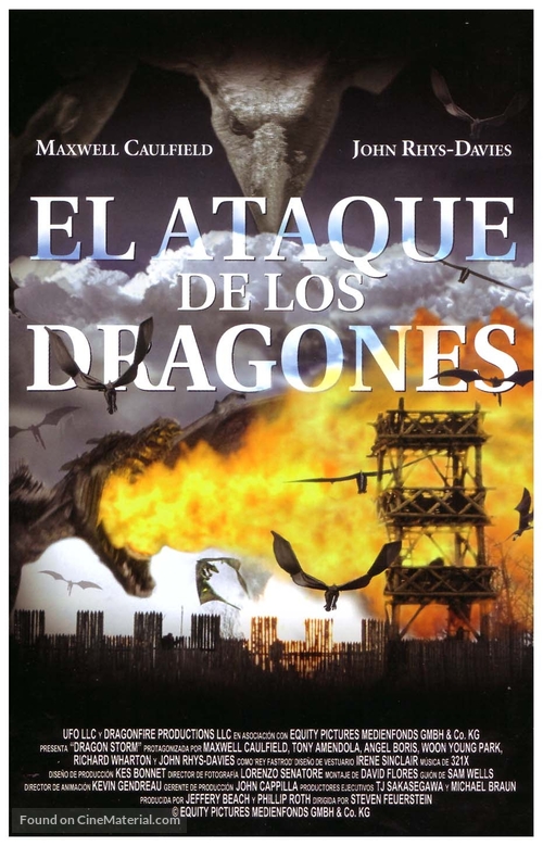Dragon Storm - Spanish Movie Poster