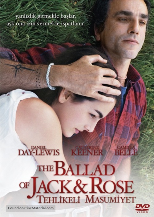 The Ballad of Jack and Rose - Turkish DVD movie cover