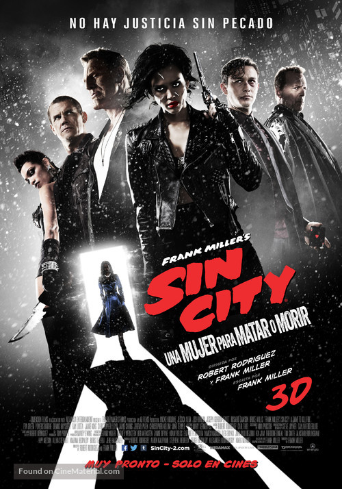 Sin City: A Dame to Kill For - Argentinian Movie Poster