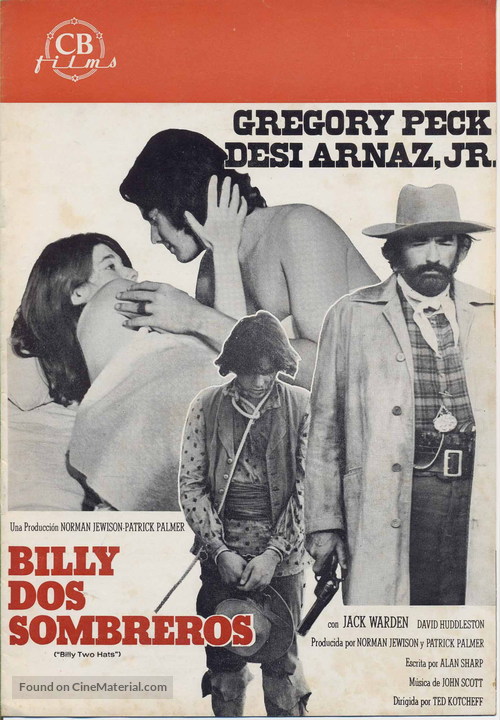 Billy Two Hats - Spanish Movie Poster