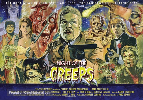 Night of the Creeps - British poster