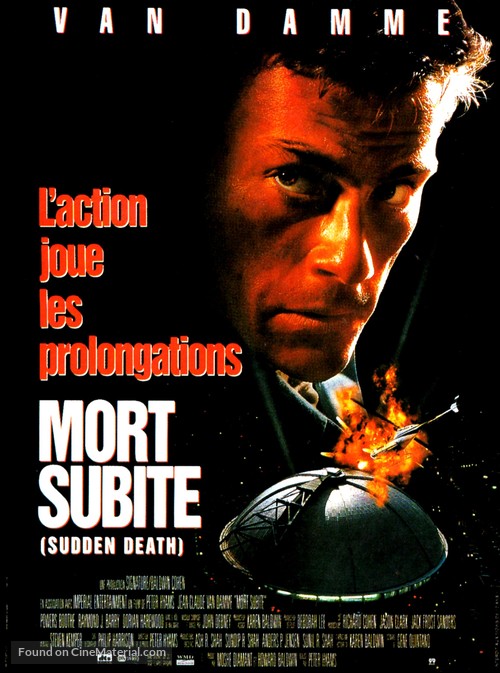 Sudden Death - French Movie Poster