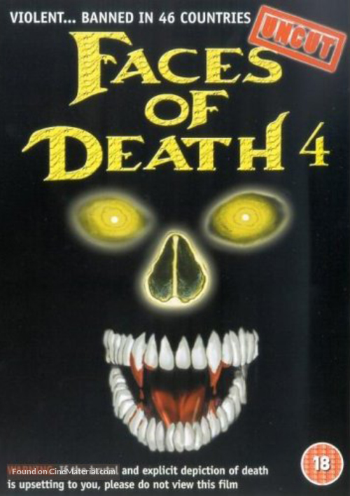 Faces of Death IV - British Movie Cover