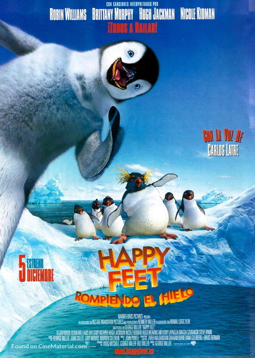 Happy Feet - Spanish Movie Poster