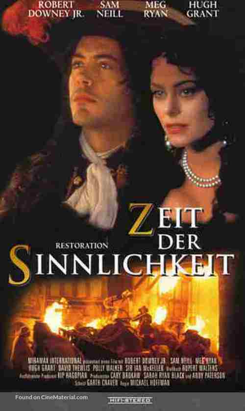 Restoration - German VHS movie cover