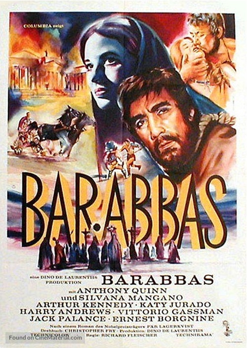Barabbas - German Movie Poster