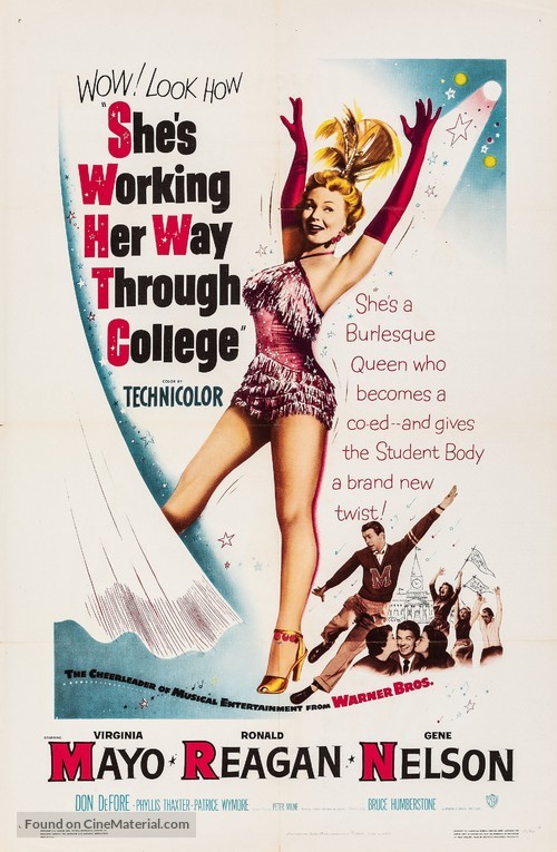 She&#039;s Working Her Way Through College - Movie Poster