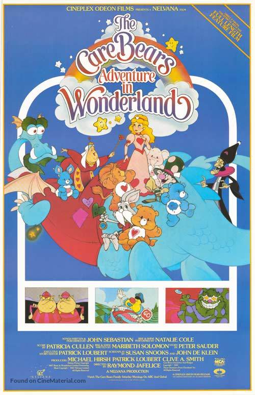 The Care Bears Adventure in Wonderland - Movie Poster