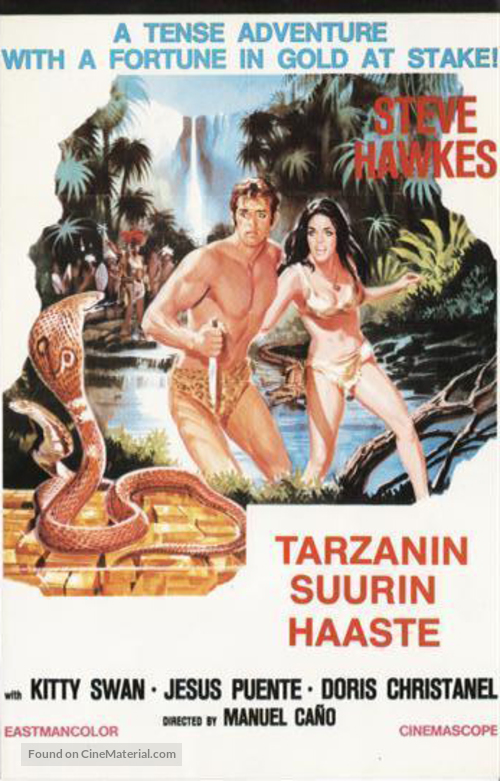 Tarz&aacute;n en la gruta del oro - Finnish VHS movie cover