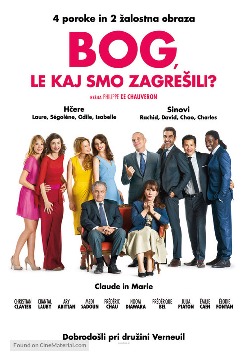 Qu&#039;est-ce qu&#039;on a fait au Bon Dieu? - Slovenian Movie Poster