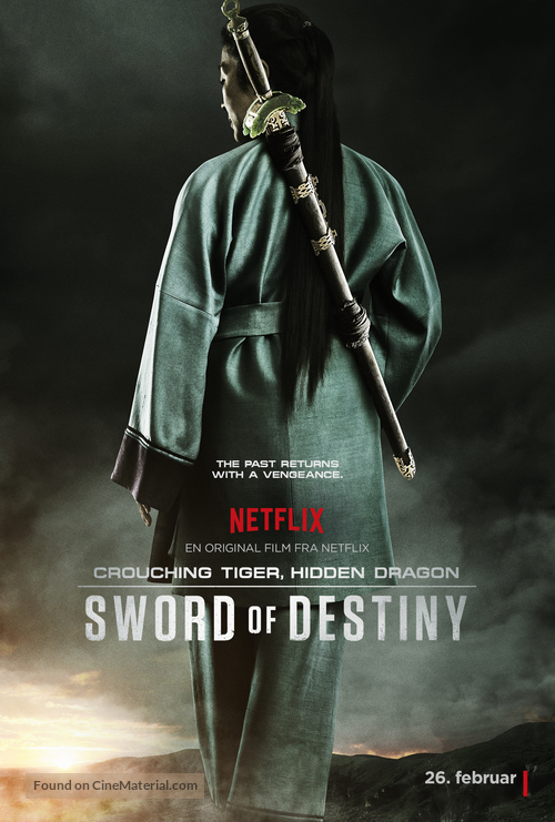 Crouching Tiger, HIdden Dragon: Sword of Destiny - Danish Movie Poster