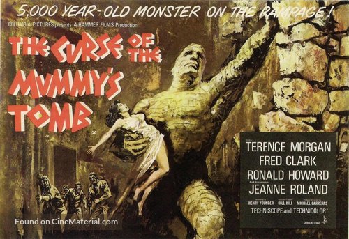 The Curse of the Mummy&#039;s Tomb - British Movie Poster