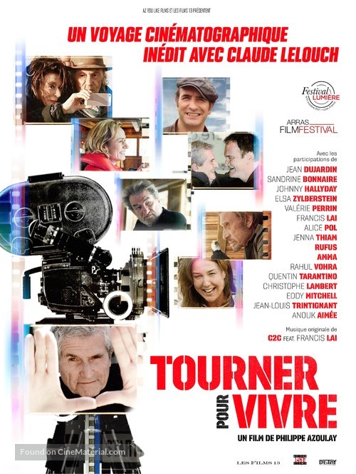 Tourner pour vivre - French Movie Poster