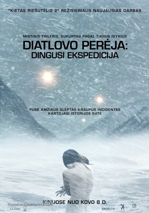 The Dyatlov Pass Incident - Lithuanian Movie Poster