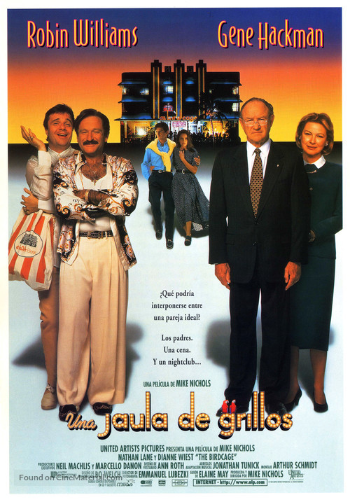 The Birdcage - Spanish Movie Poster