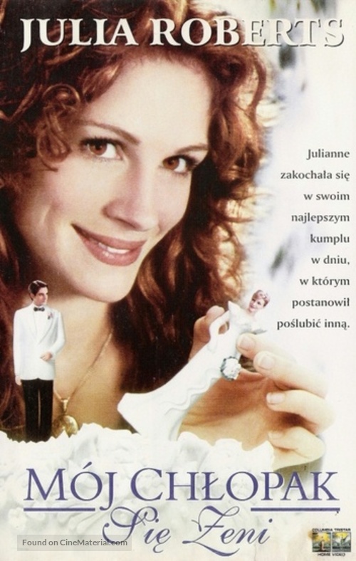 My Best Friend&#039;s Wedding - Polish VHS movie cover