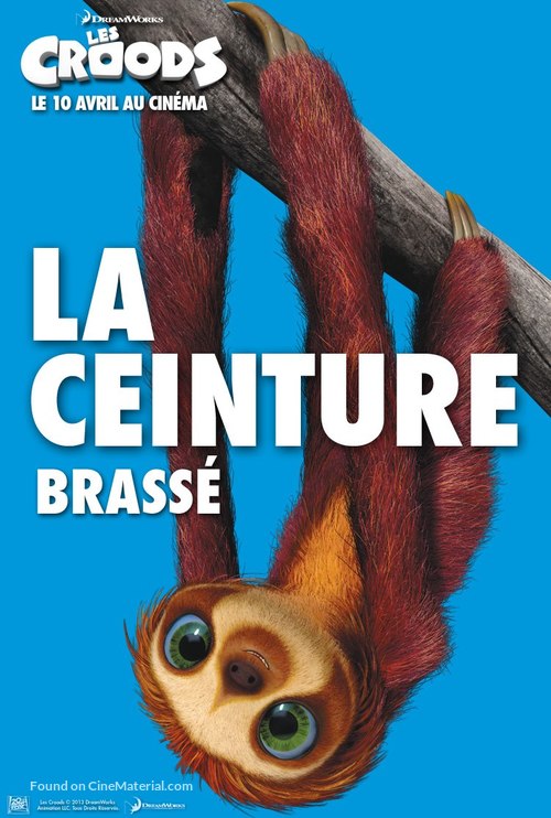 The Croods - French Movie Poster