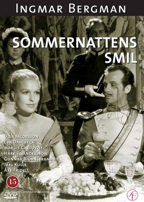 Sommarnattens leende - Danish DVD movie cover