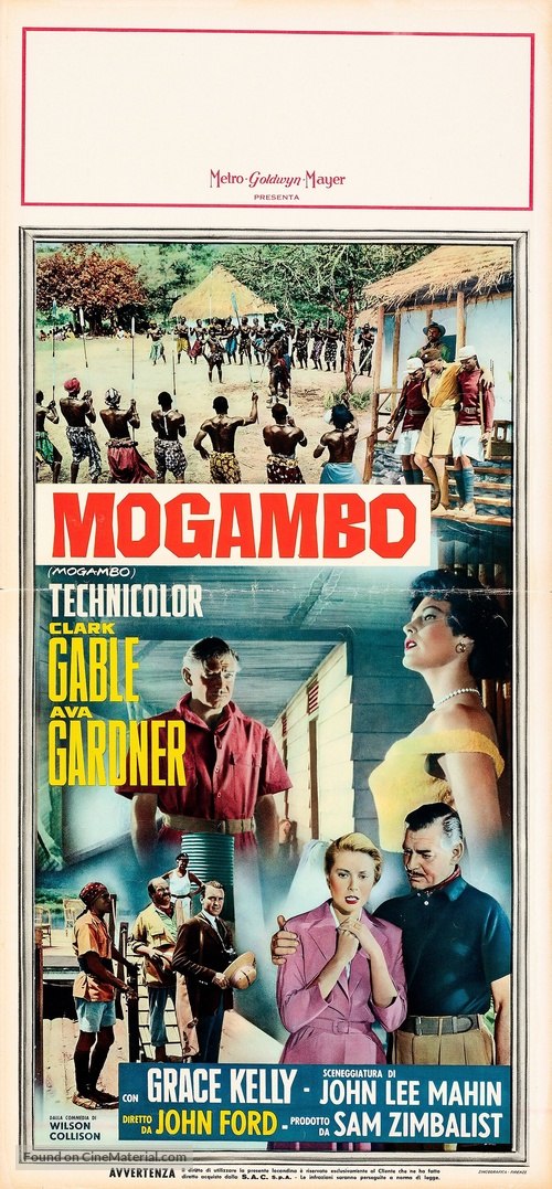 Mogambo - Italian Movie Poster