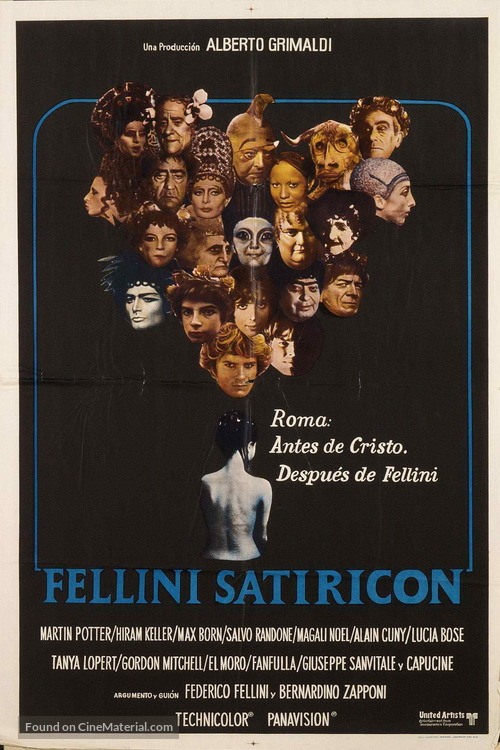 Fellini - Satyricon - Argentinian Movie Poster