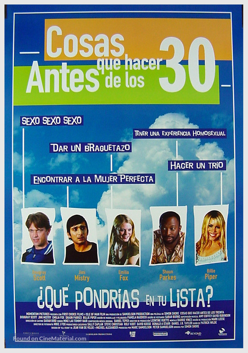 Things to Do Before You're 30 - Spanish poster