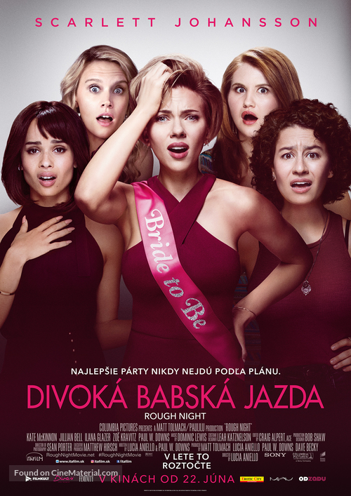 Rough Night - Slovak Movie Poster