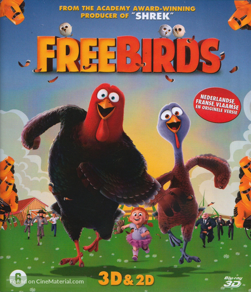 Free Birds - Dutch Blu-Ray movie cover