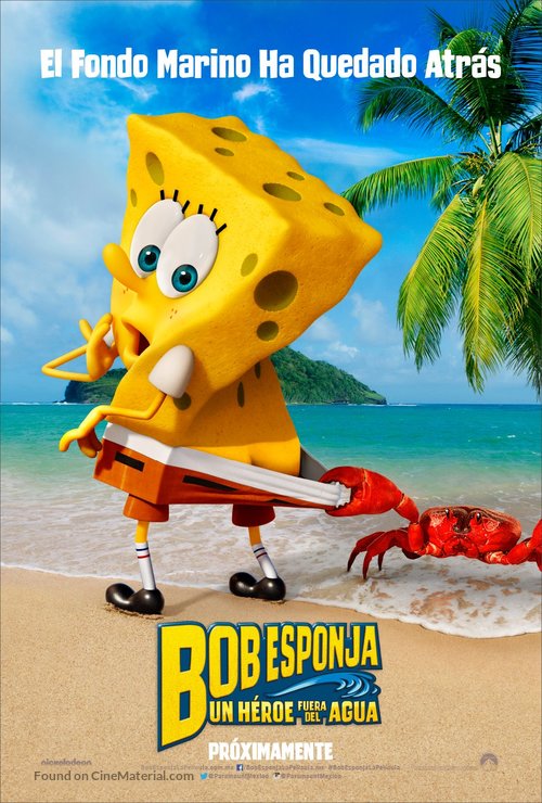The SpongeBob Movie: Sponge Out of Water - Mexican Movie Poster
