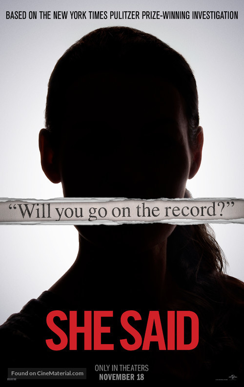 She Said - Movie Poster