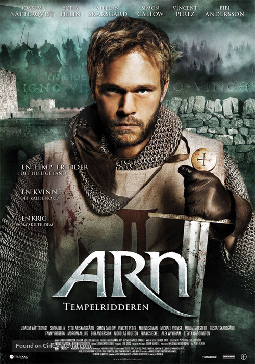 Arn - Tempelriddaren - Norwegian Movie Poster